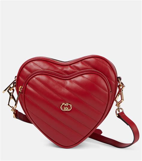 gucci heart belt bag|shoulder Gucci chest bag.